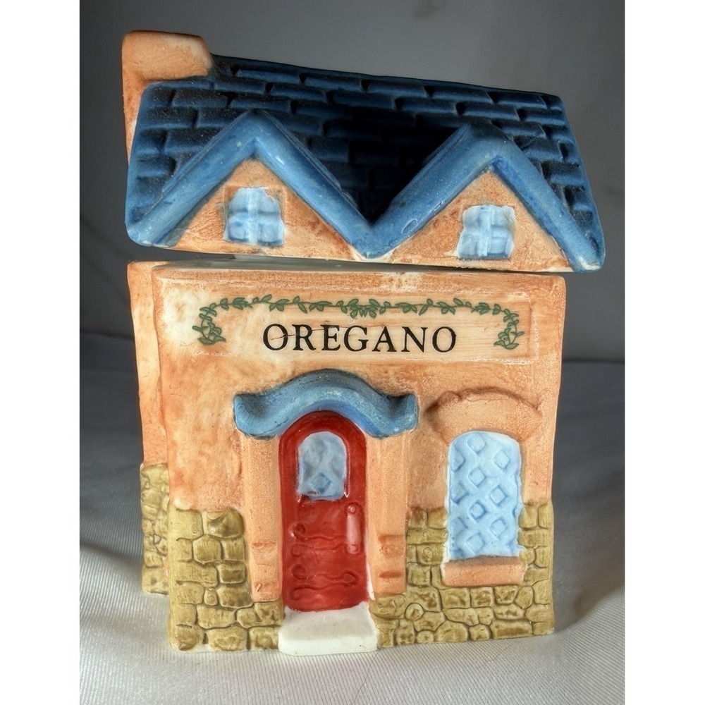 Vtg Spice Jar OREGANO Country Kitchen Collection 1994 NIB House Cottage Core
